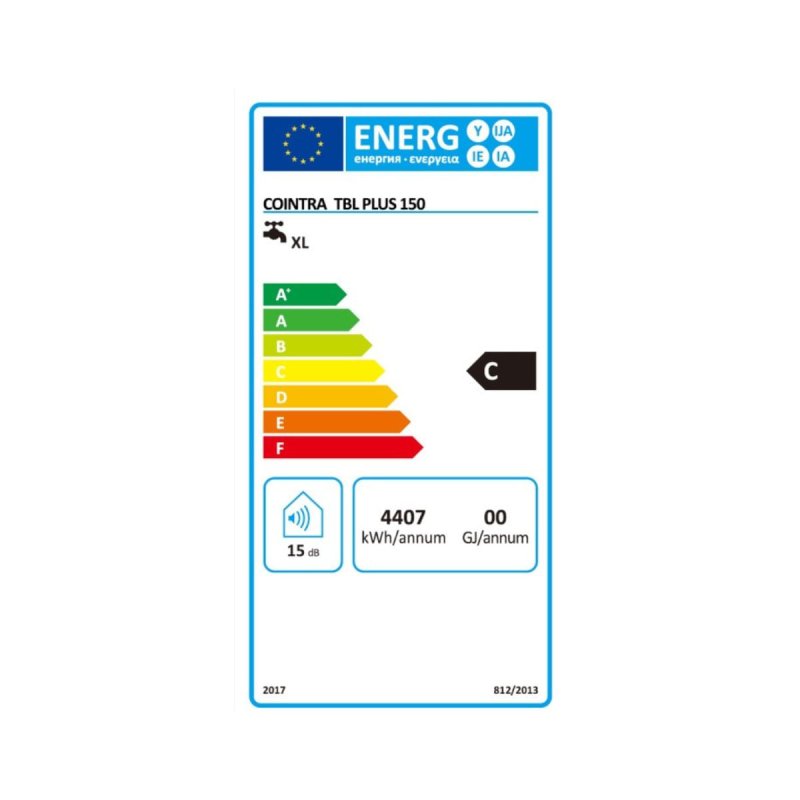 Detalle 2 de Cointra TBL Plus 150: Termo Eléctrico vertical de 132 L en blanco