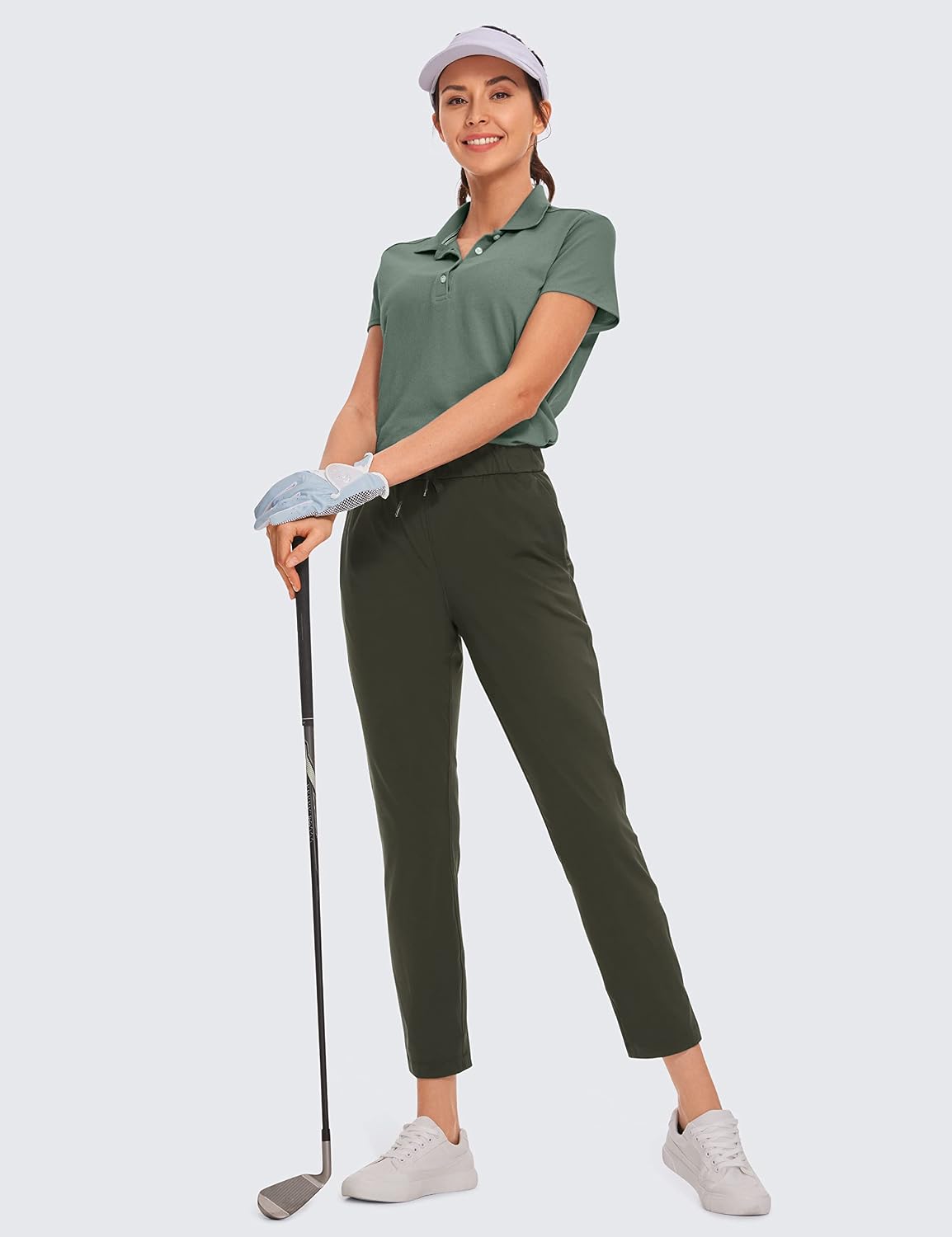 Thumbnail 3 de CRZ YOGA Women’s 4-Way Stretch Ankle Golf Pants (7/8 Travel & Work Trousers) – Slim Fit