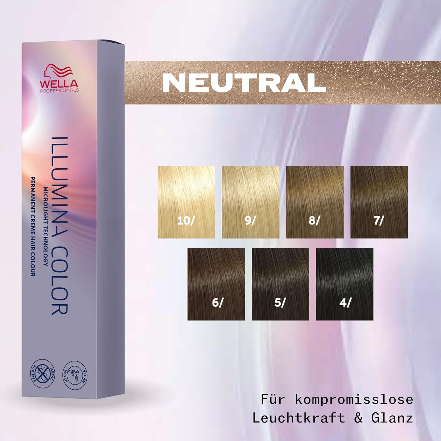 Thumbnail 4 de Wella Professionals Illumina Color 9/6 – vegane Premium-Permanenthaarfarbe (Pack mit 3)