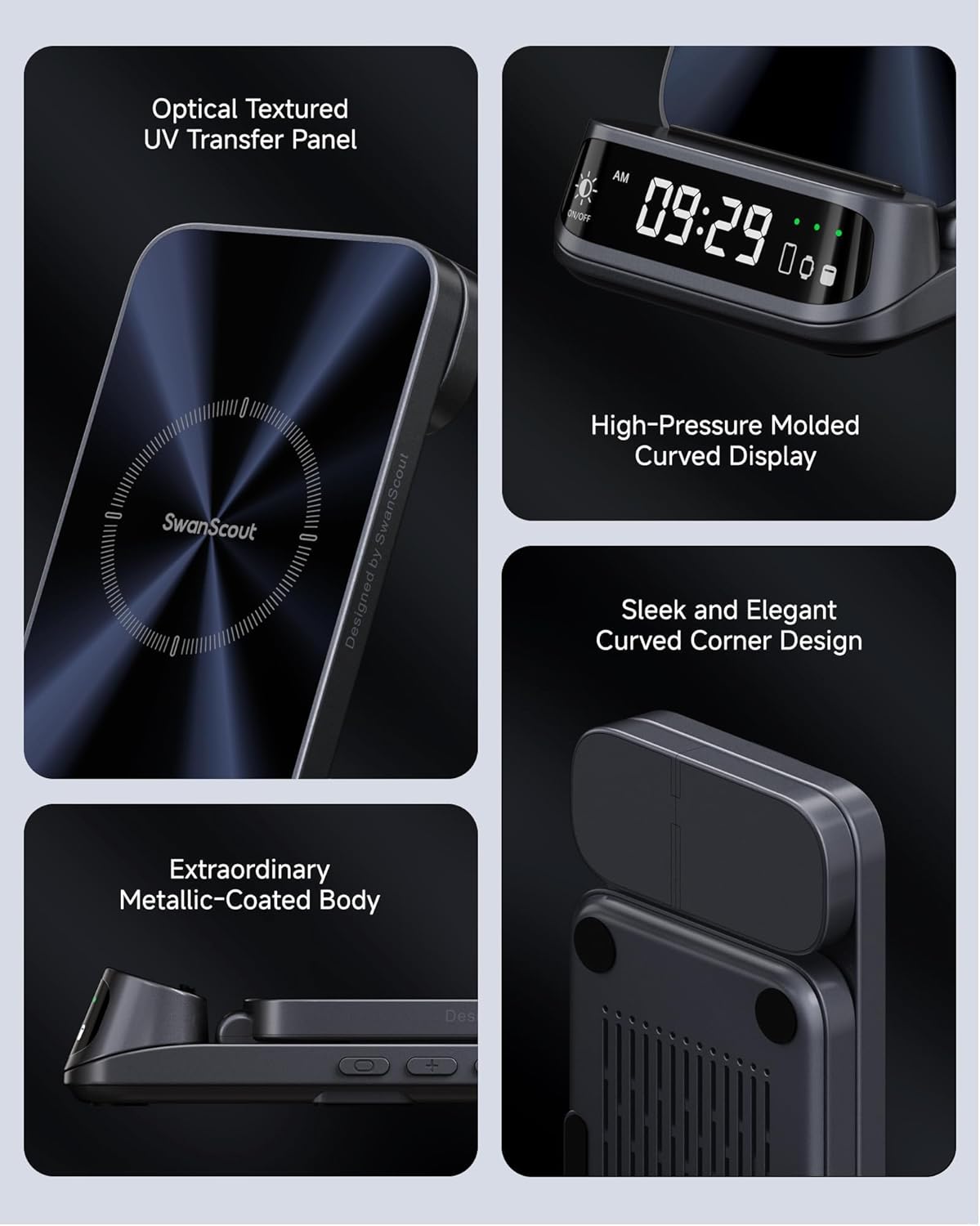 Thumbnail 4 de SwanScout 708A Caricatore Wireless 3 in 1