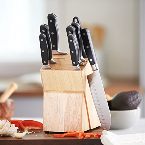 Thumbnail 6 de Amazon Basics Juego de Cuchillos de Cocina 9 Piezas, Negro 🔪