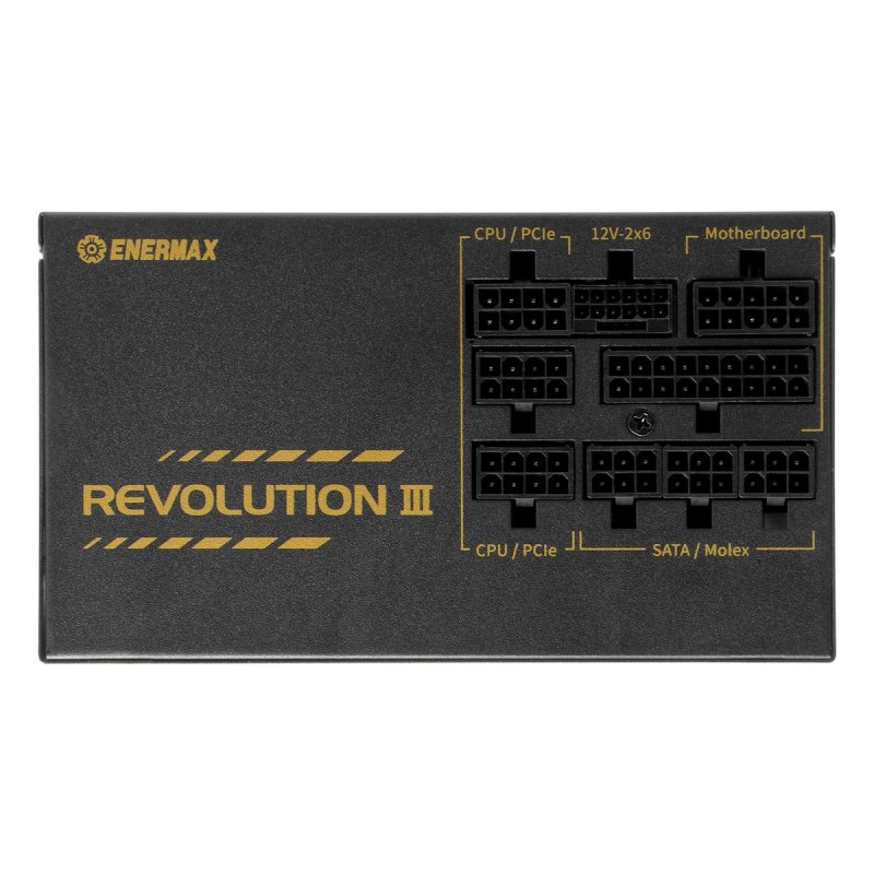 Thumbnail 2 de Enermax Revolution III 750W 80+ Gold ATX 3.1 PCIe 5.1 – fuente modular para gaming y workstation