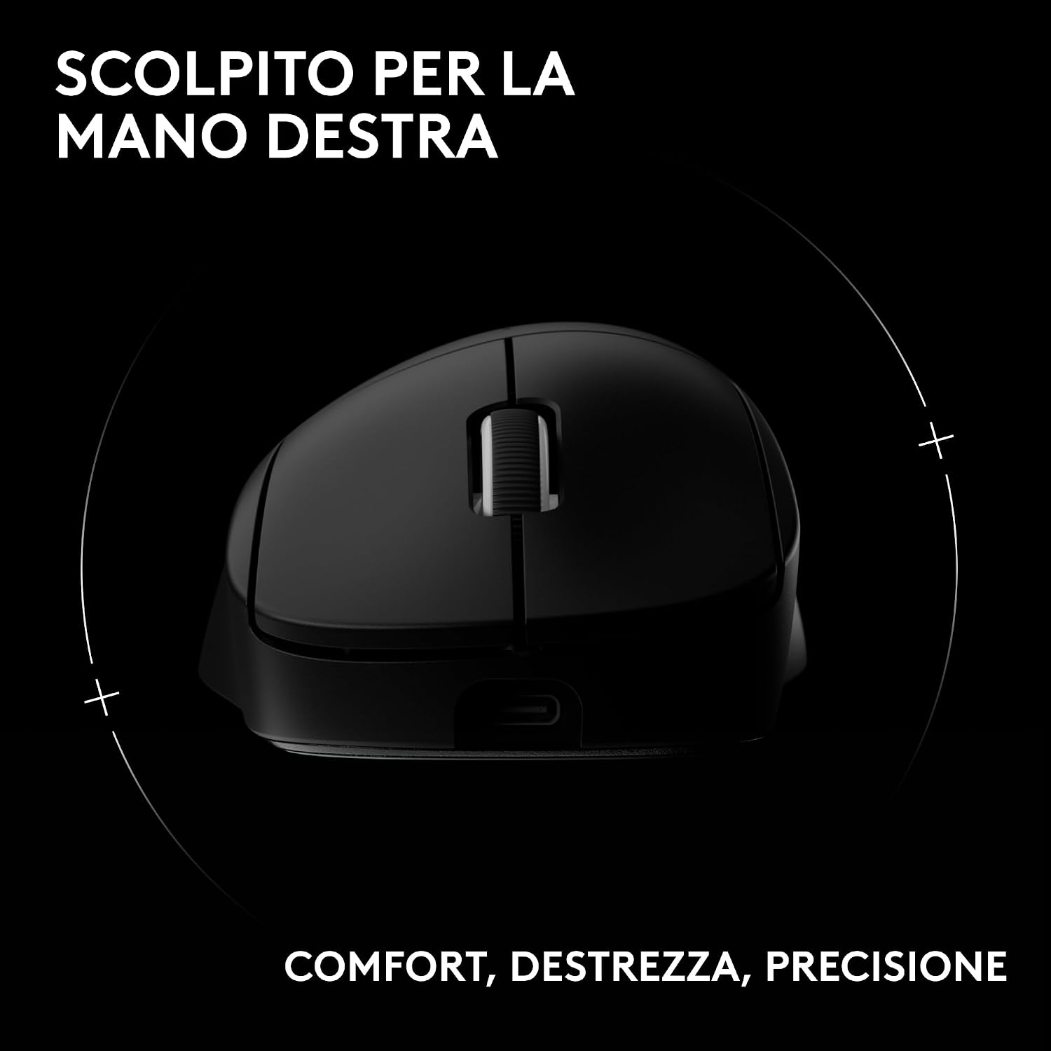 Thumbnail 1 de Logitech G PRO X SUPERLIGHT 2 DEX LIGHTSPEED: mouse da gaming wireless leggero e preciso (60 g) per veri pro