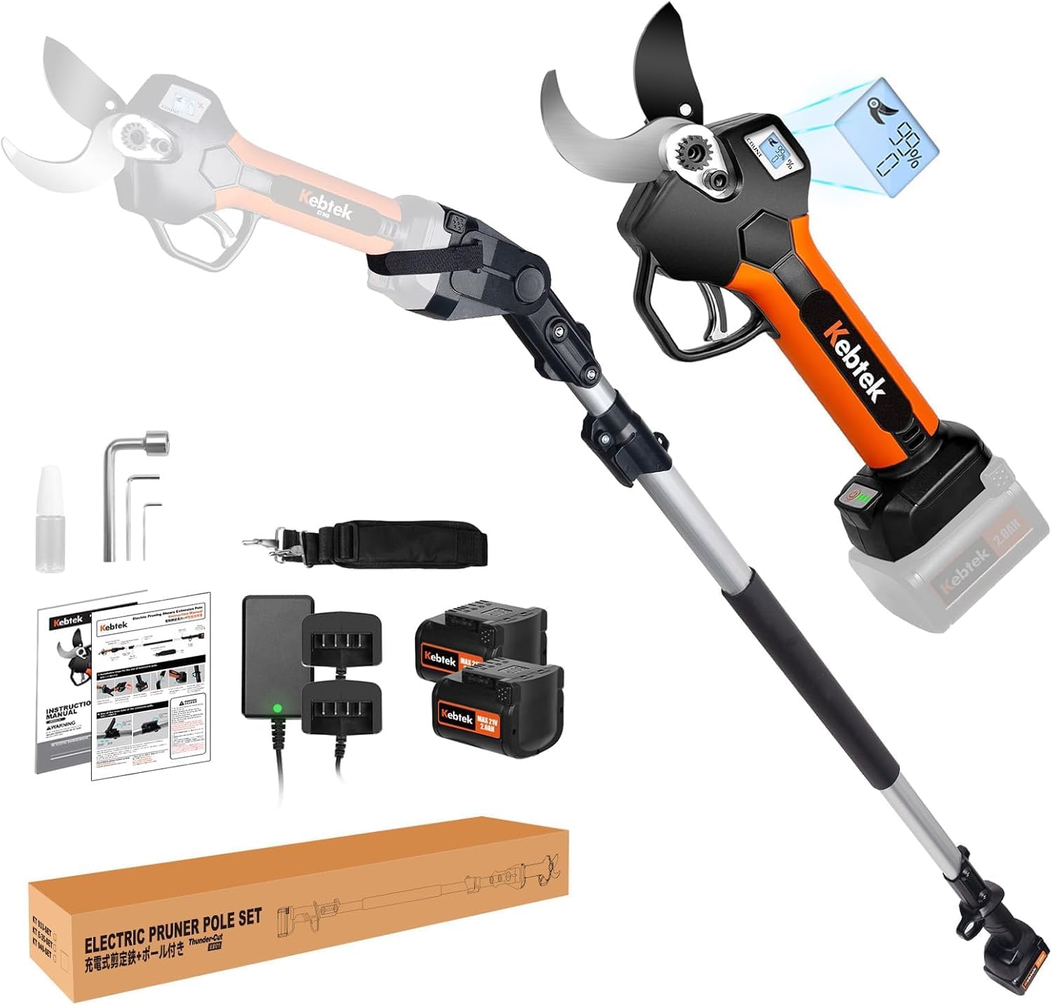 Detalle de Kebtek KT940 Cordless Pruner 40mm