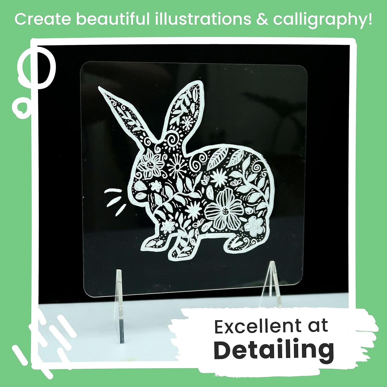 Thumbnail 5 de Chalkola Chalk Marqueurs Blanc 1mm