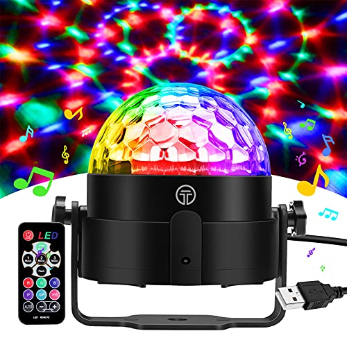 Detalle de Boule Disco Gobikey Commande Vocale 360° – Facette Multicolore
