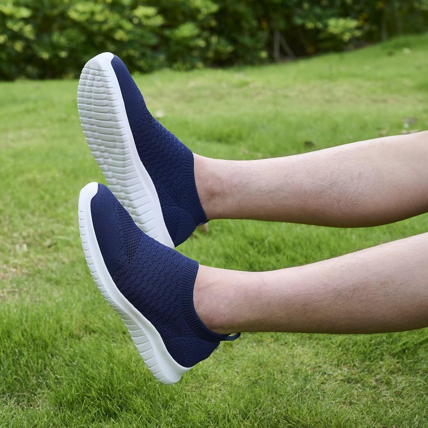 Thumbnail 6 de TIOSEBON Men's Slip-on Trainers: Lightweight, Breathable Road Running Shoes