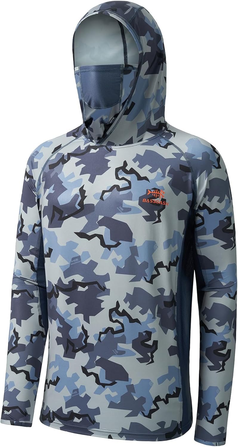 Thumbnail 6 de BASSDASH Men's UPF 50+ Camo Long Sleeve Hoodie Shirt 🎣