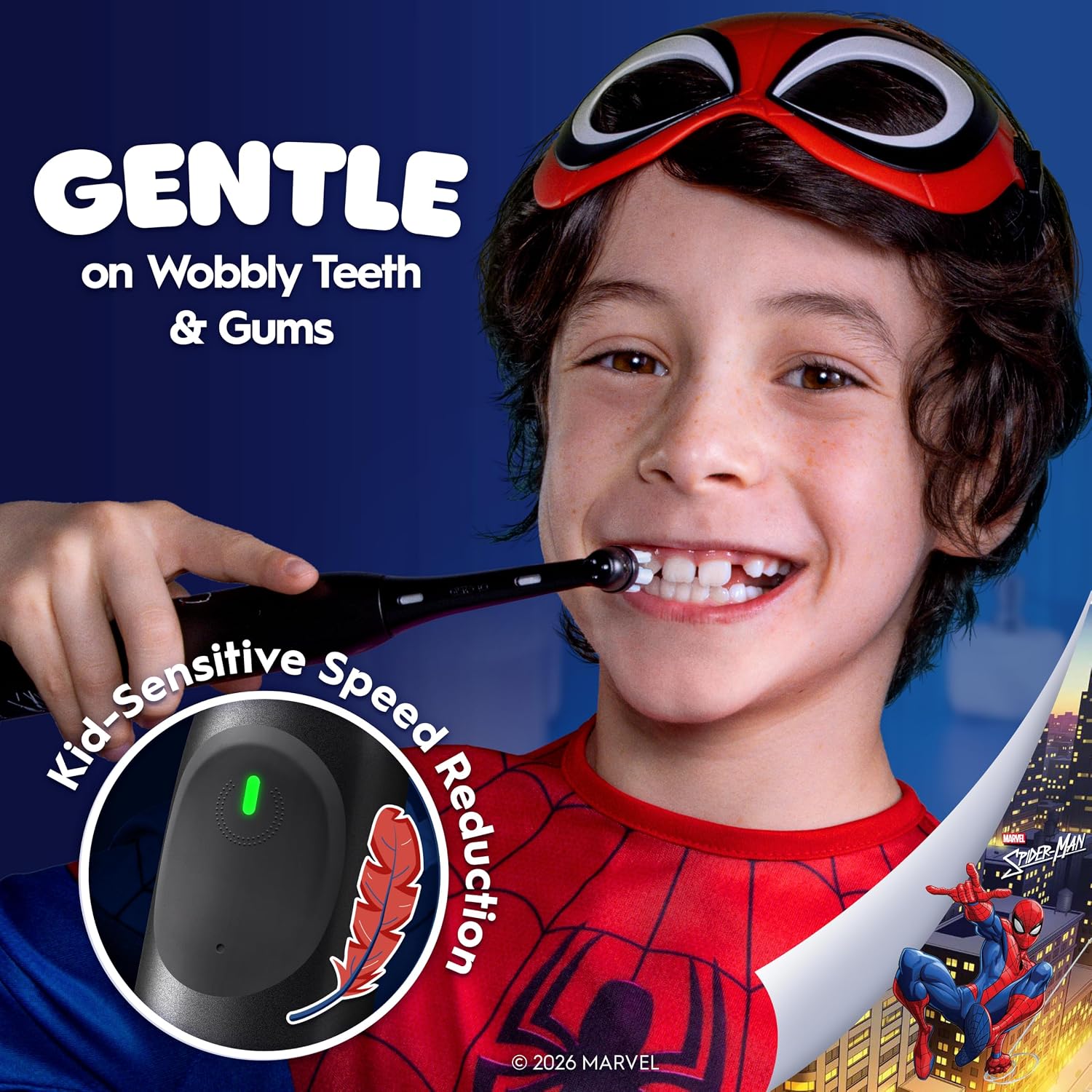 Detalle de Oral-B iO Kids Marvel Spiderman electric toothbrush (for ages 6+)