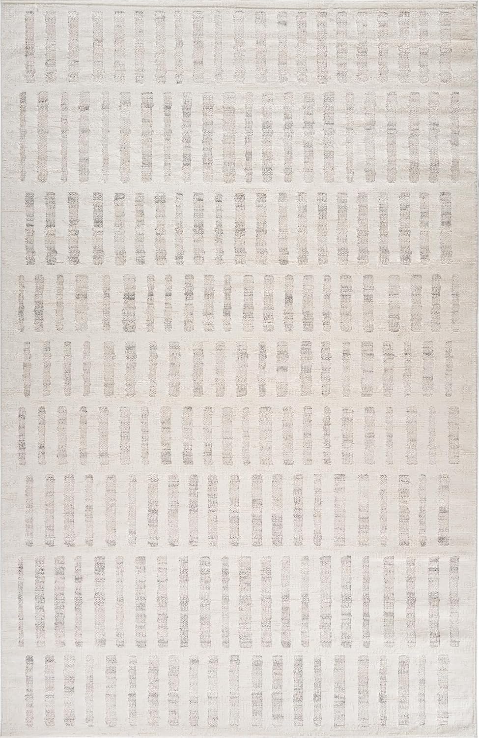 Detalle de Rug Branch Astra Aino Striped Area Rug, 8' x 11', Beige & Cream