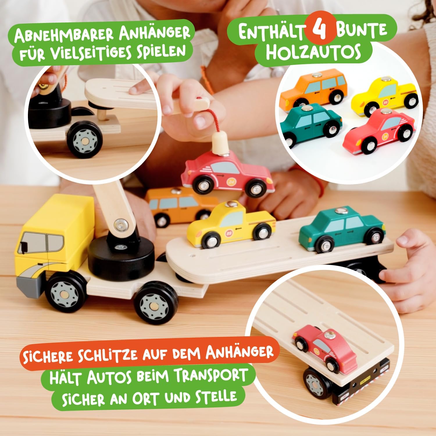 Thumbnail 3 de Nene Toys Autotransporter ab 2 Jahren 🚚