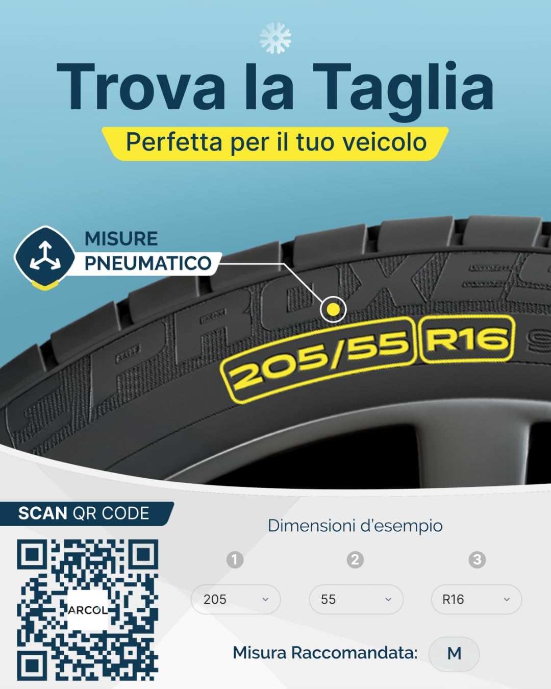Detalle 2 de ARCOL Control Calze da Neve M