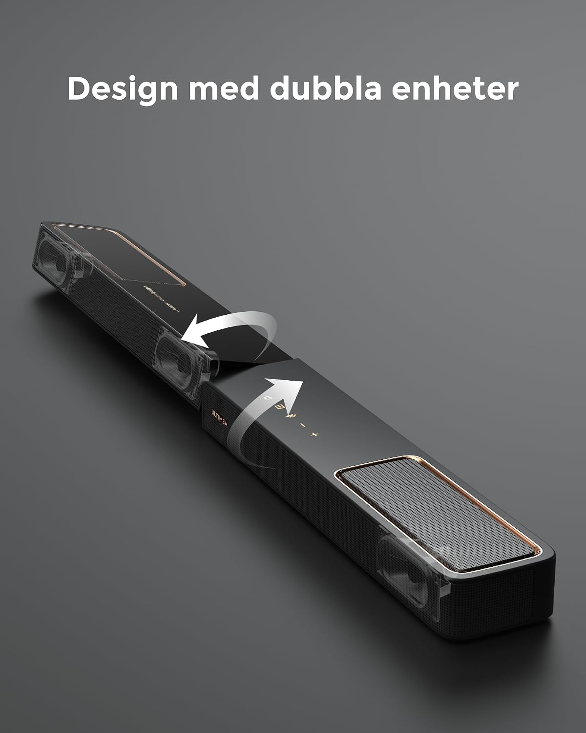Thumbnail 6 de ULTIMEA Skywave F40 Boom 5.1.2-soundbar med Dolby Atmos och subwoofer