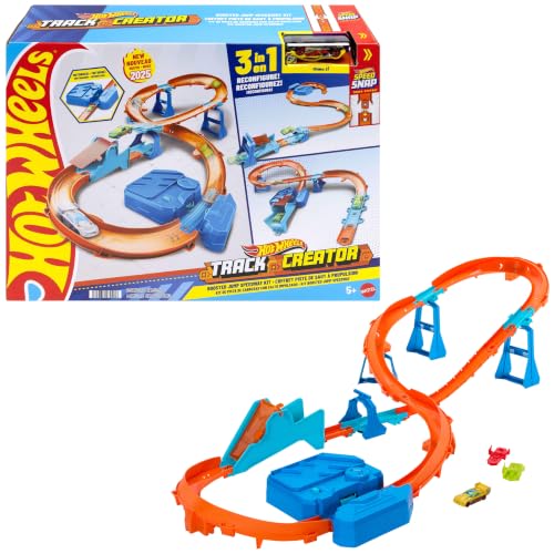 Detalle de Hot Wheels Track Creator Boosted Jump Speedway: set completo e la macchina 1:64