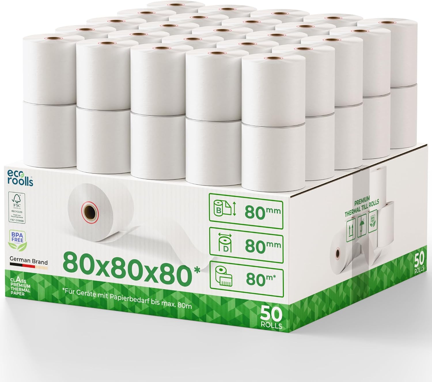 Detalle de eco roolls Thermorollen 80x80x12 mm