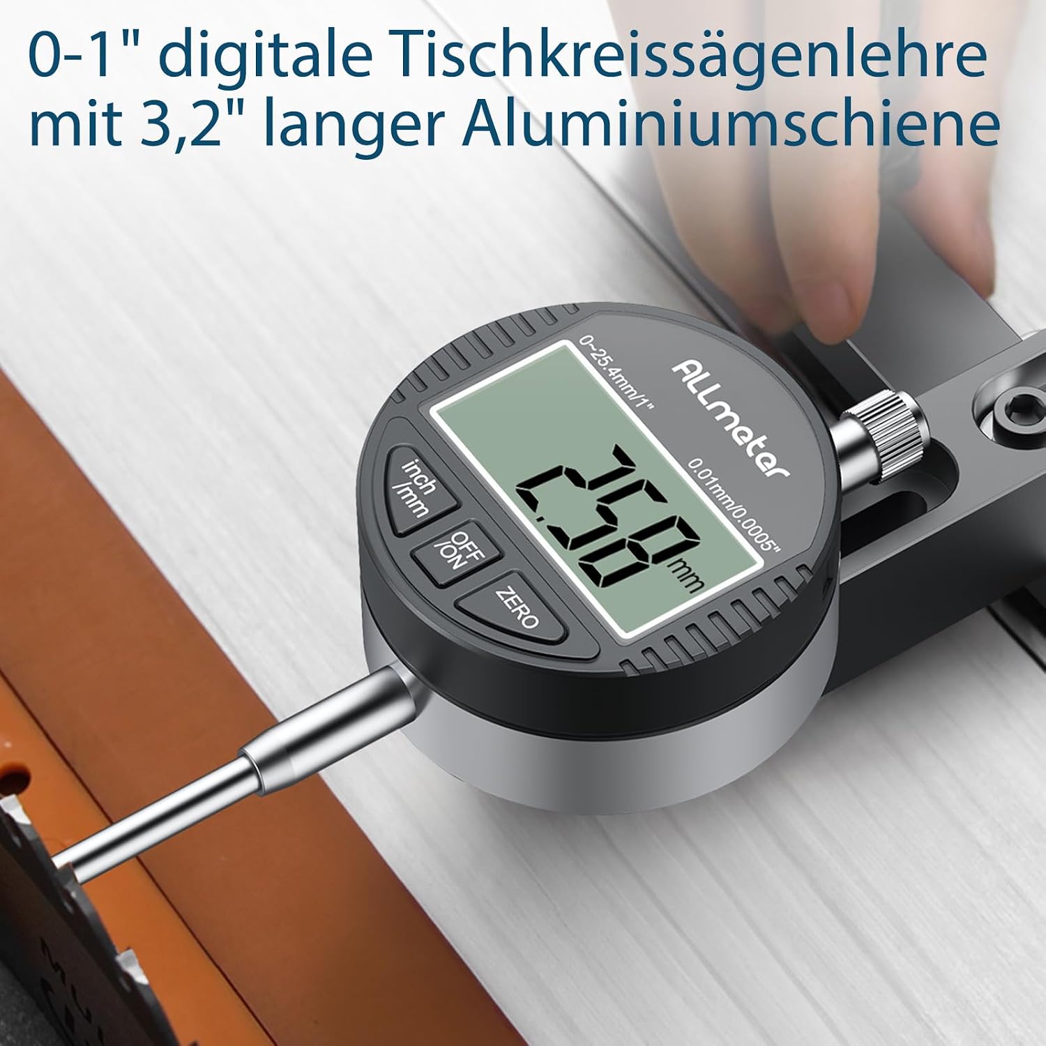 Detalle 2 de ALLmeter Tischsäge Messwerkzeug 0,01 mm