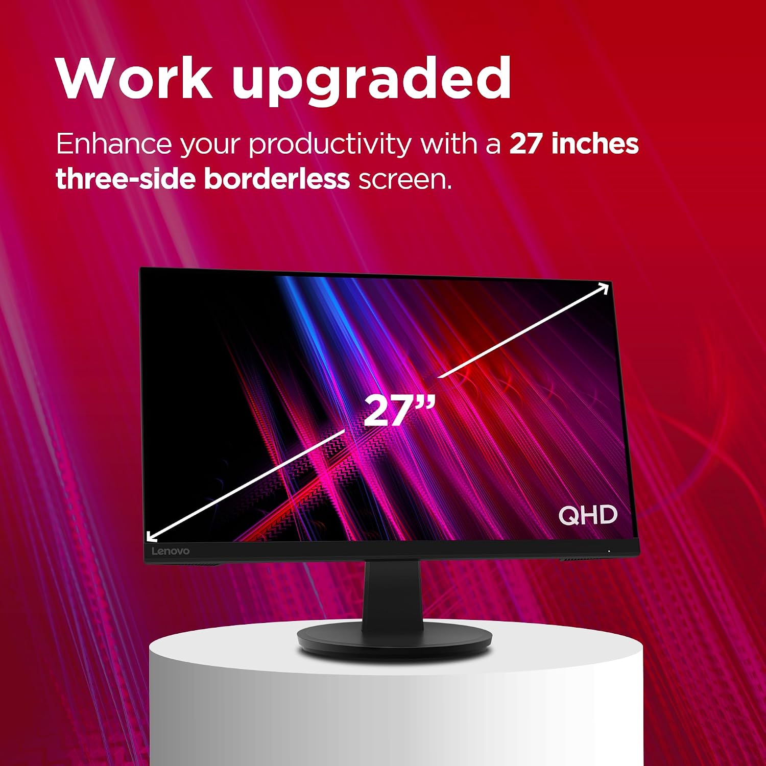 Thumbnail 3 de Lenovo N27q 27-inch QHD Monitor