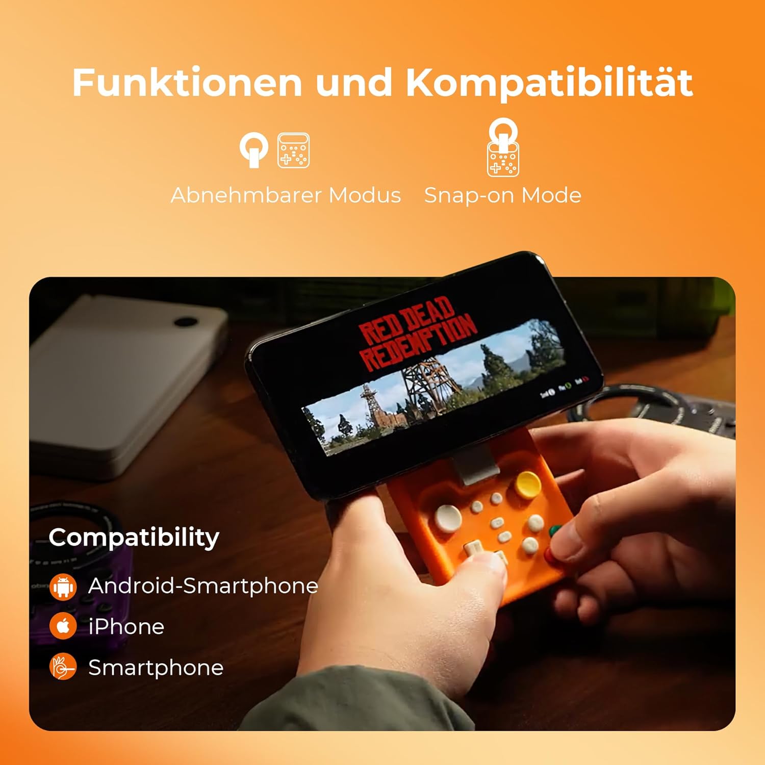 Thumbnail 2 de abxylute M4 Snap-On Mobile Gaming Controller 12 Stunden