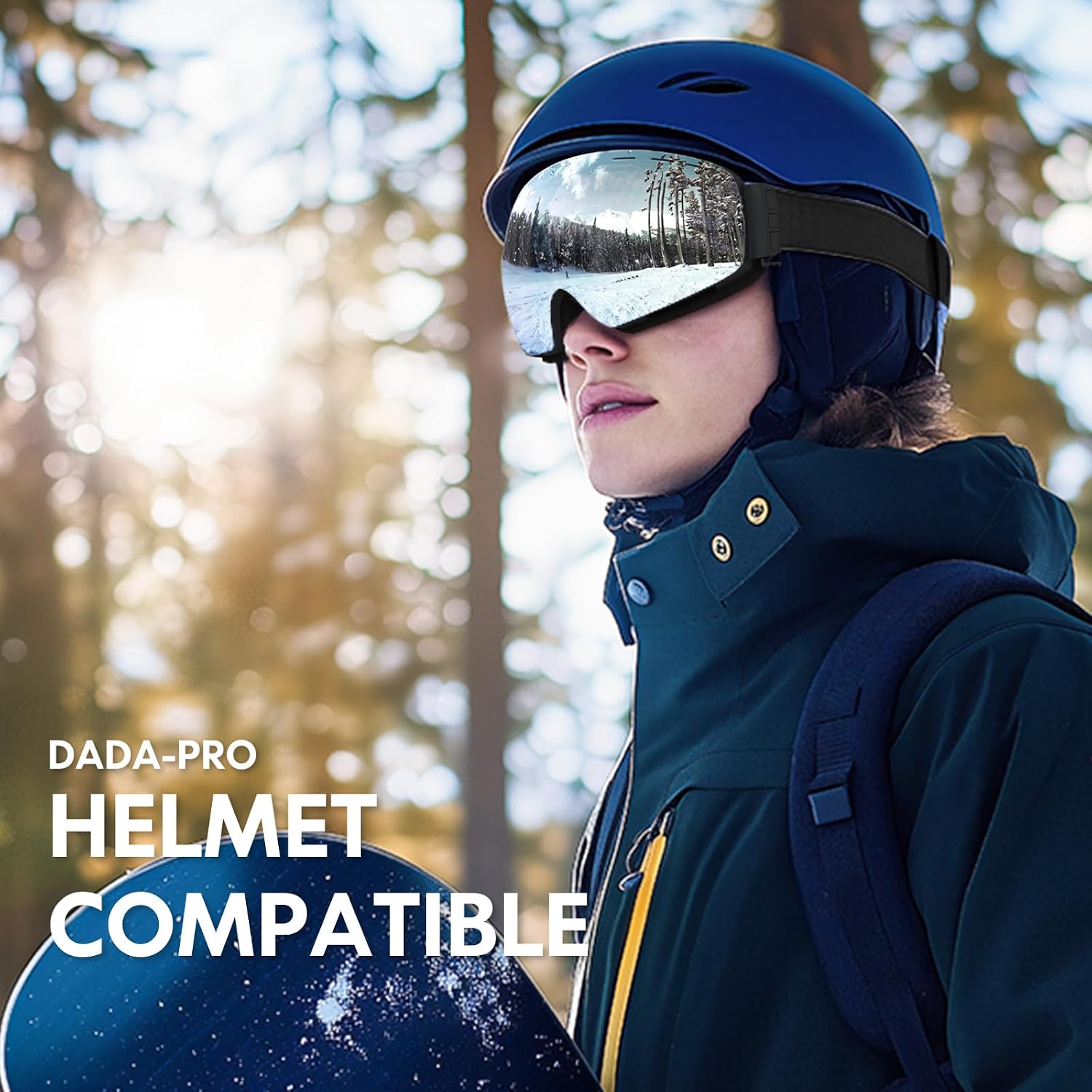 Thumbnail 5 de DADA-PRO Ski Goggles OTG 20% Wider View