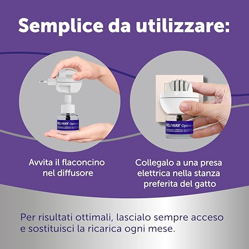 Thumbnail 6 de FELIWAY Optimum 1x30 Giorni: Ricarica calmante da 48 ml per diffusore, supporto calmante per gatti e gattini
