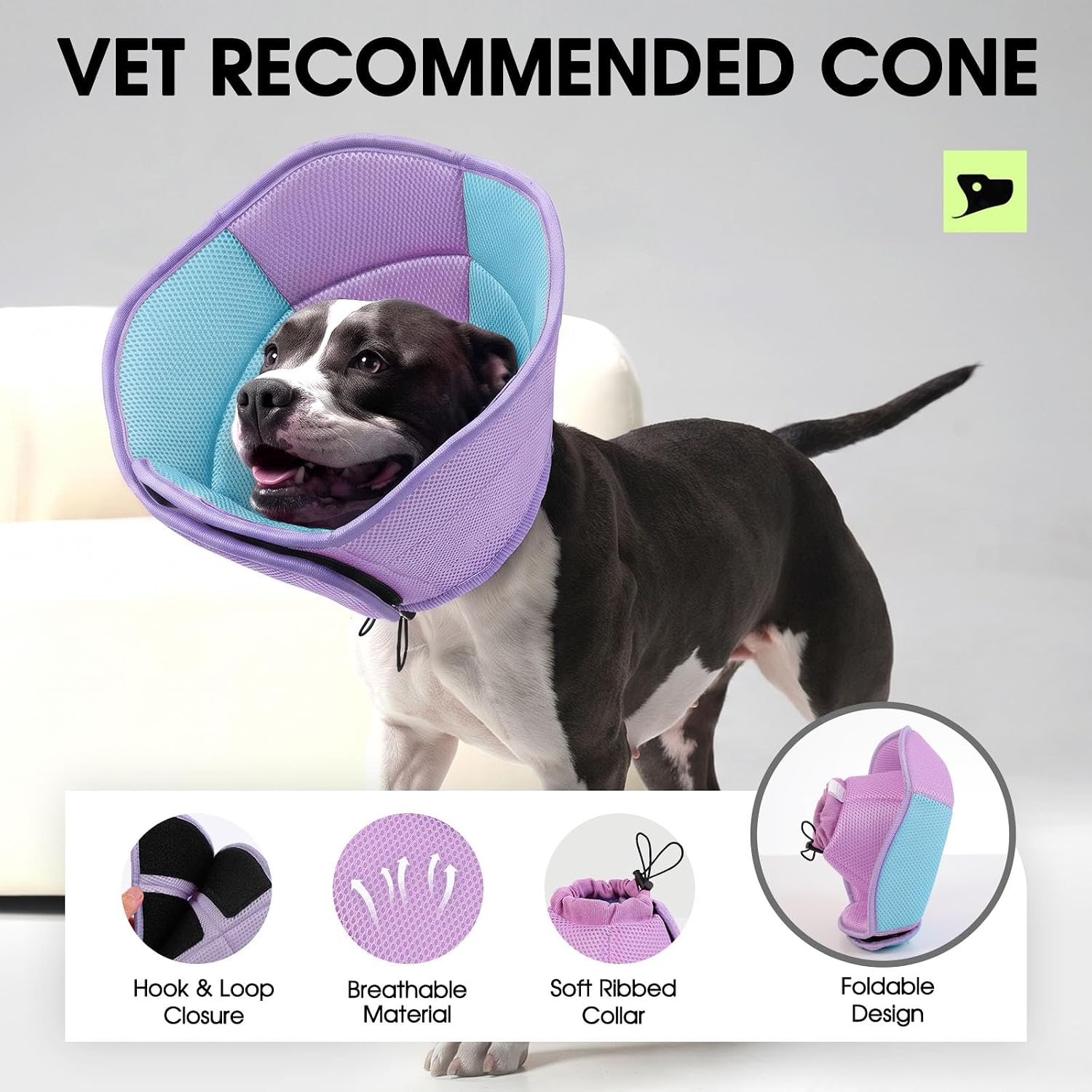 Detalle de SUNFURA Soft Dog Cone, M