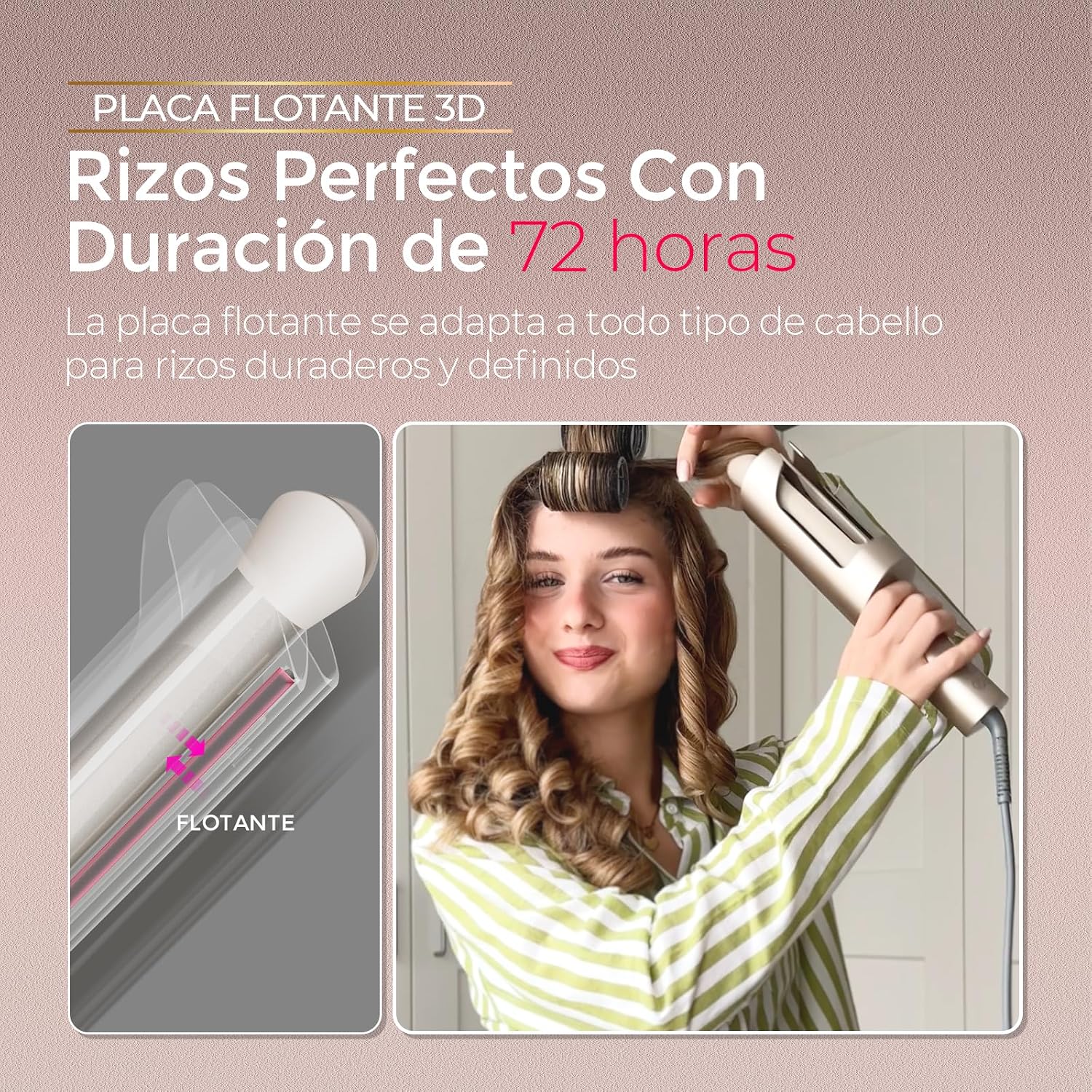 Thumbnail 4 de TYMO Curlpro Plus Rizador Pelo 25mm Beach Waves