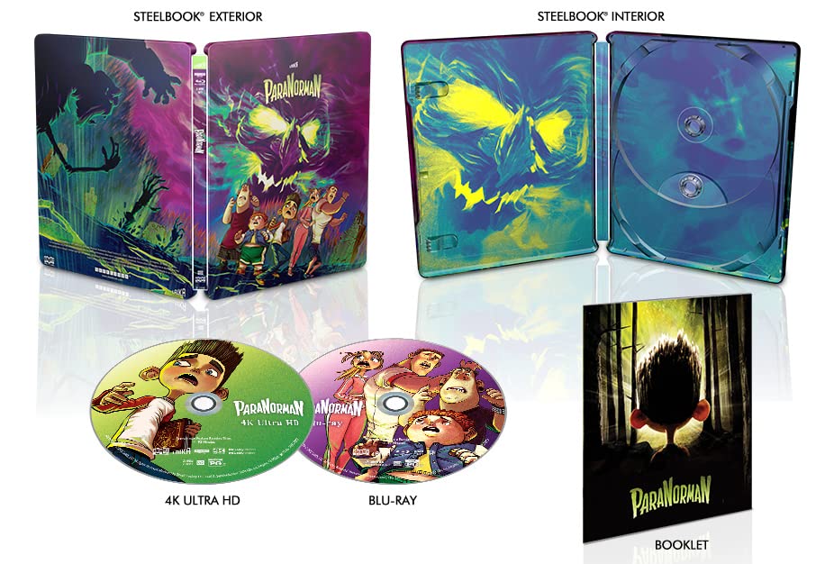 Detalle 2 de ParaNorman 826663231854 Limited Edition Steelbook 4K UHD + Blu-ray