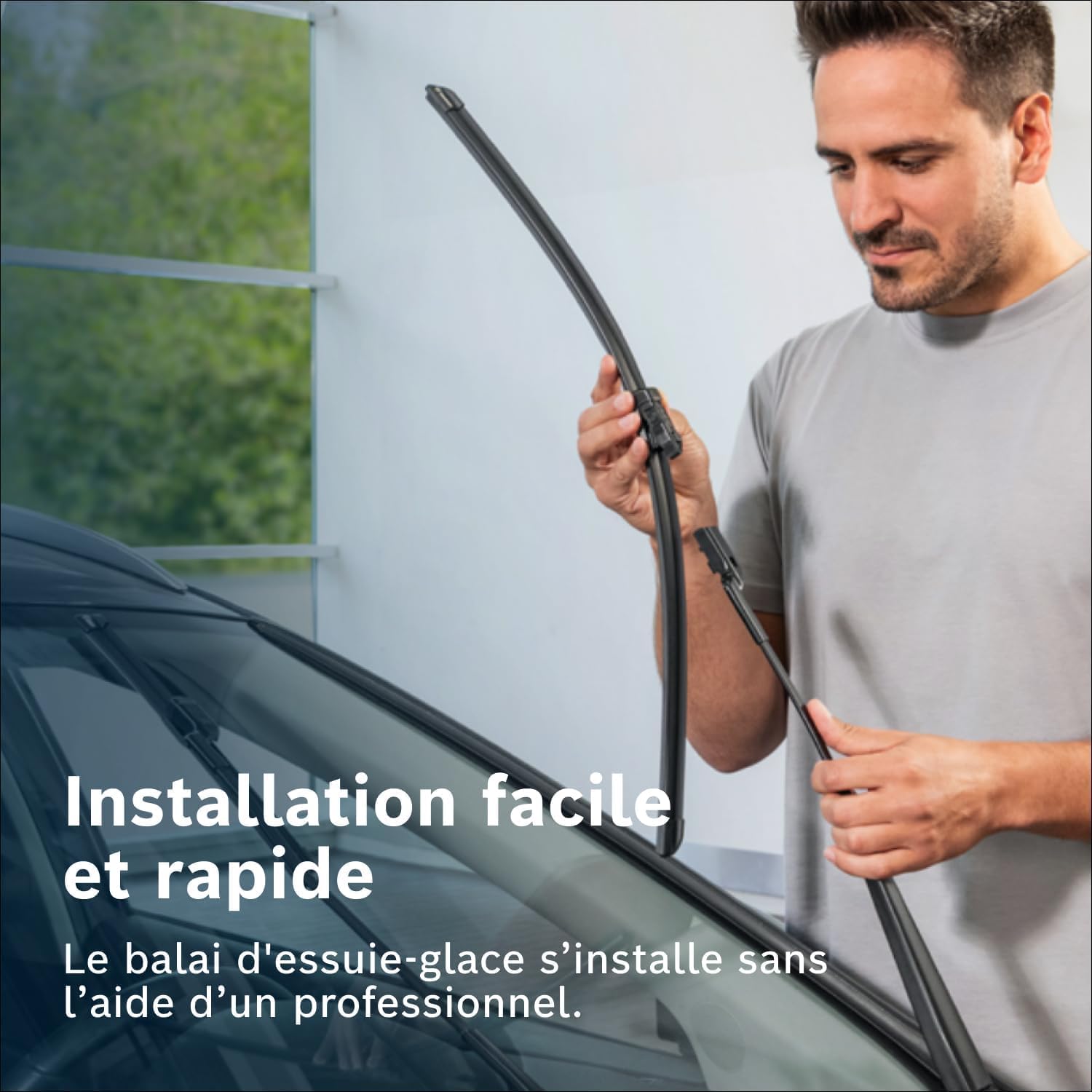 Thumbnail 6 de Bosch Aerotwin A299S – Jeu de 2 balais d’essuie-glace avant, adaptateur pré-assemblé (600 mm / 340 mm)