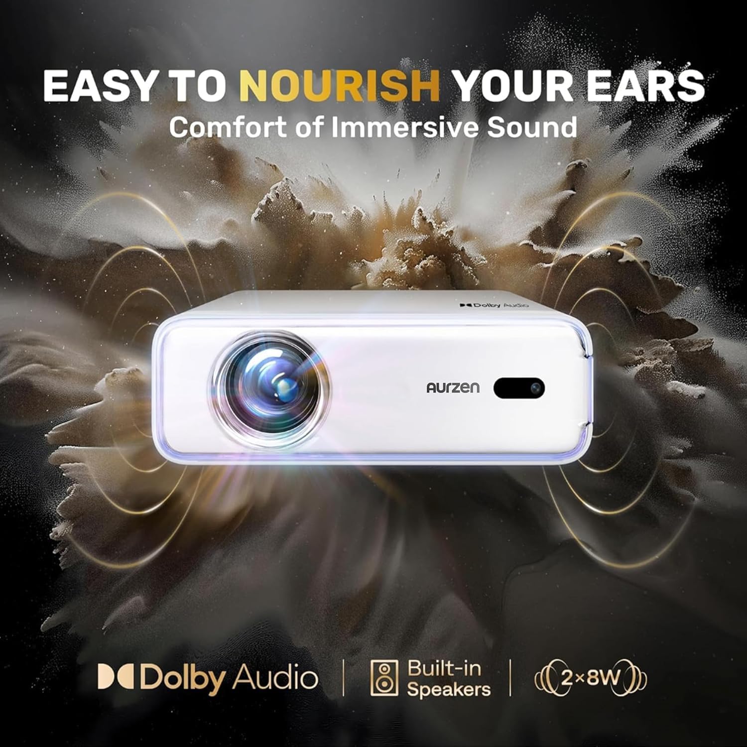 Thumbnail 4 de Aurzen Eazze D1 4K smart projector with HDR10