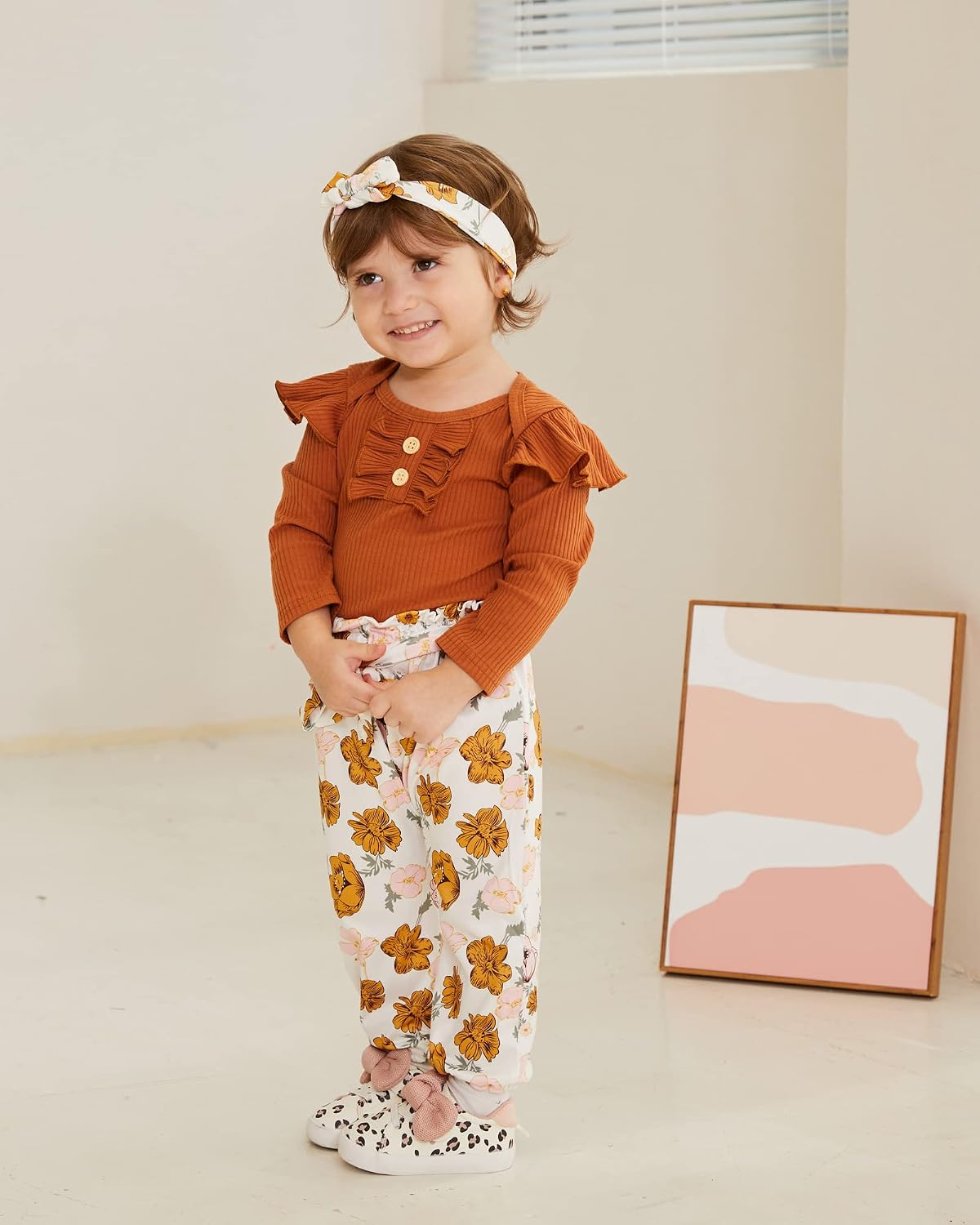 Detalle de Kislio Baby Girl Outfit Set, Cotton Blend
