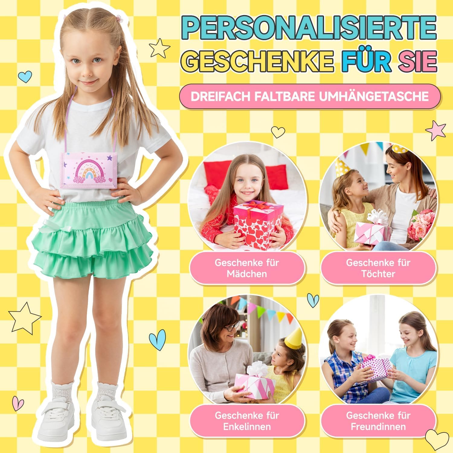 Thumbnail 4 de Kinder Portmonee Regenbogen Schultüte Füllung