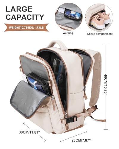 Thumbnail 4 de SZLX Mochila de Viaje 40x30x20 para Cabina: organizada, impermeable y versátil