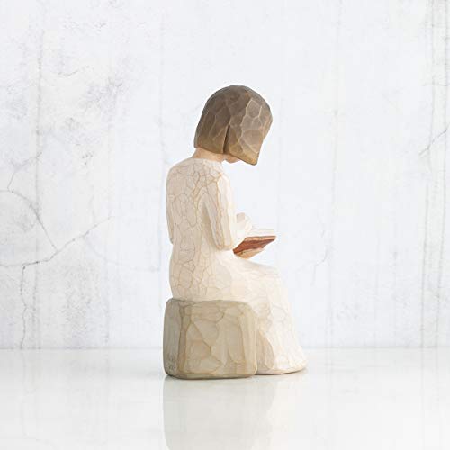 Detalle de Enesco Willow Tree Figura de niña leyendo