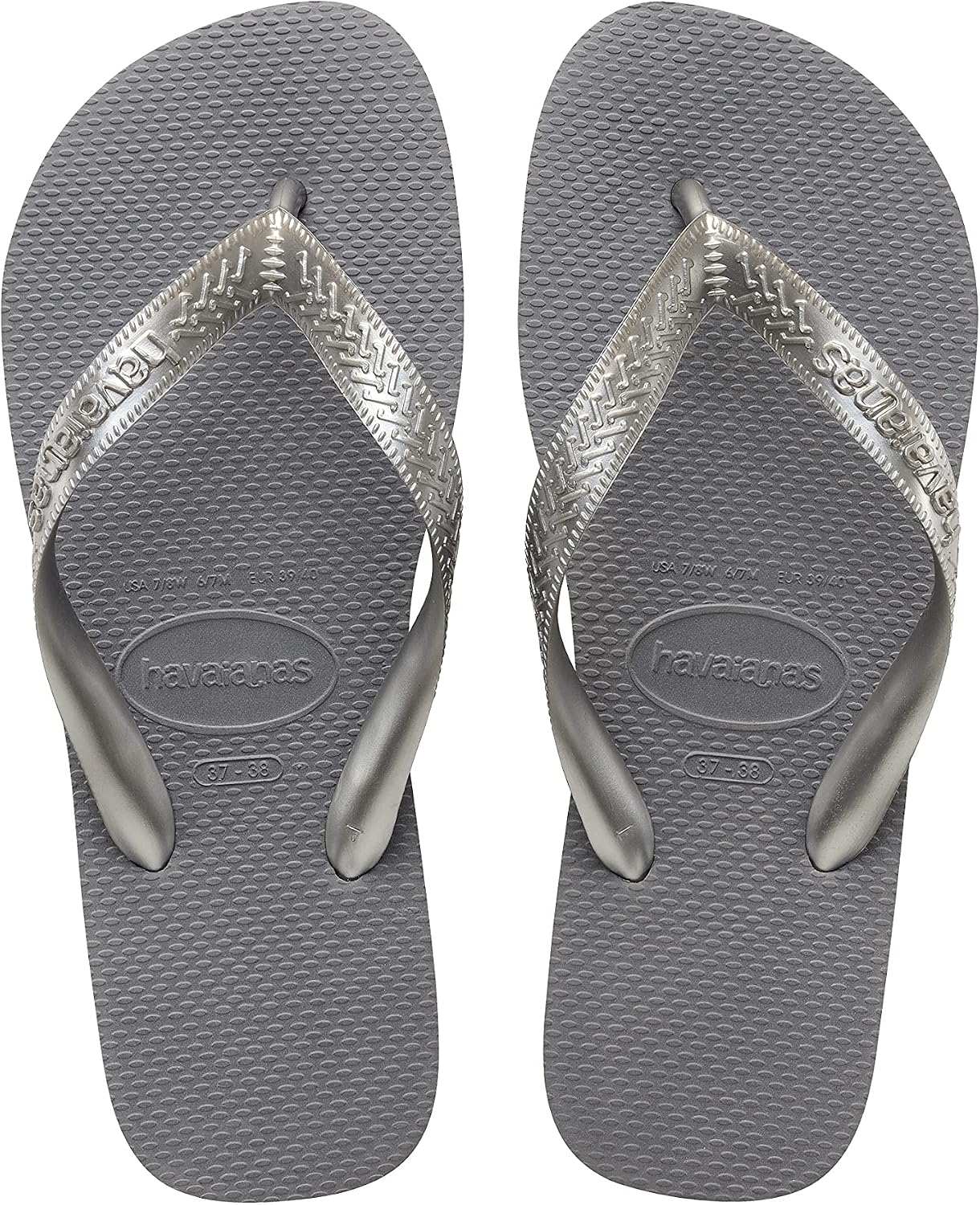 Thumbnail 6 de Havaianas Top Tiras (Mini Me) infradito in gomma antiscivolo resistenti all’acqua per bambine e ragazze