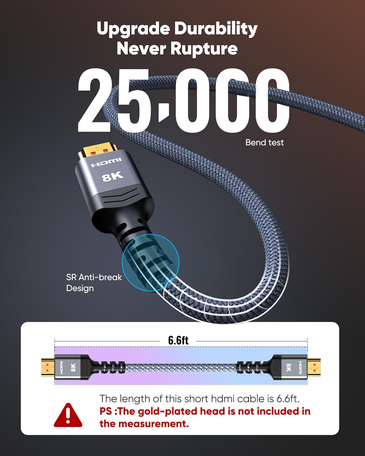 Thumbnail 4 de Highwings HDMI 8K 48 Gbps Cable ⚡