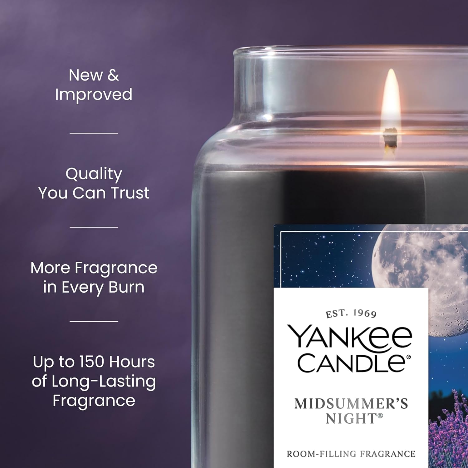 Thumbnail 2 de Yankee Candle Mid Summer's Night 22oz Jar 🕯