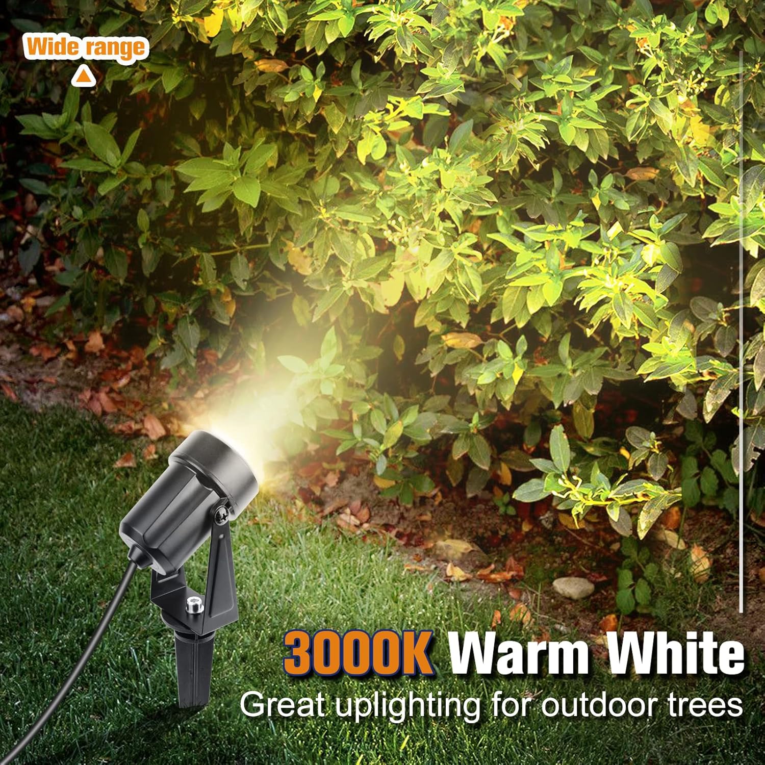 Thumbnail 5 de NIORSUN Faretto LED da Giardino 8 Pack - Faretti IP67 3000K, 27V Basso Tensione, 29m di Cavo, Luce Calda per Esterni