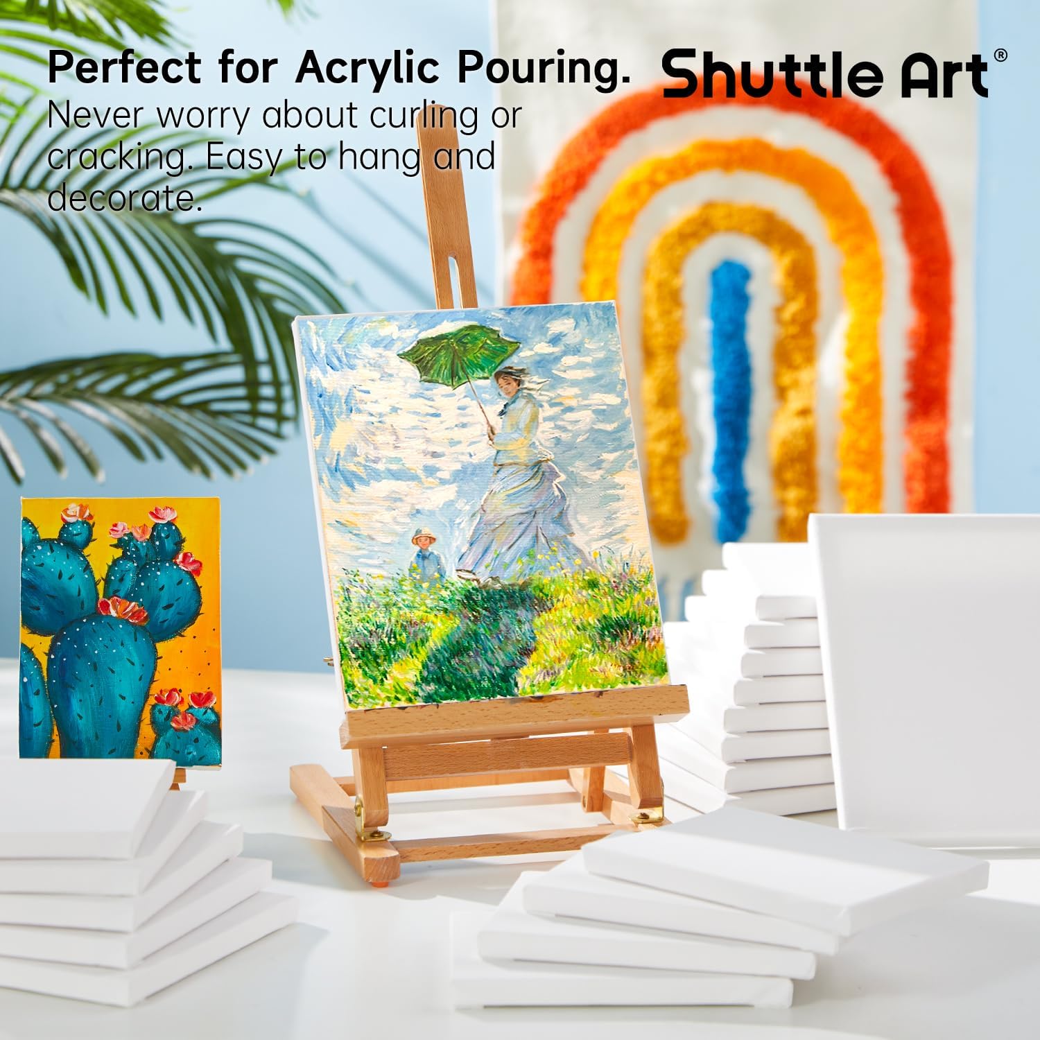 Detalle 2 de Shuttle Art Leinwand Set 20 Stück 13 x 18 cm