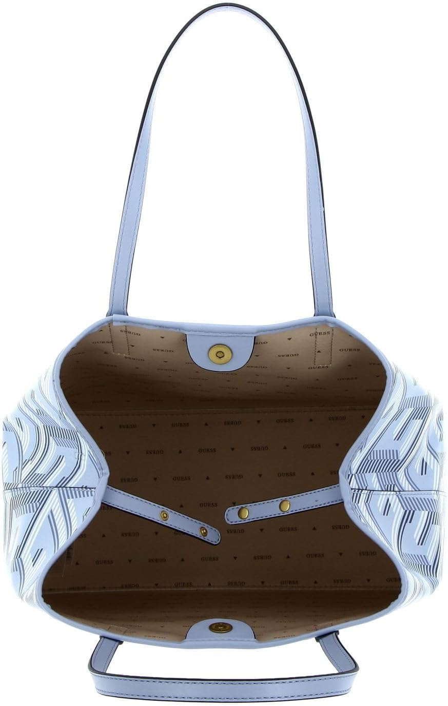 Detalle de GUESS Vikky Large Tote Bag – Schultertasche mit 4G Logo Druck