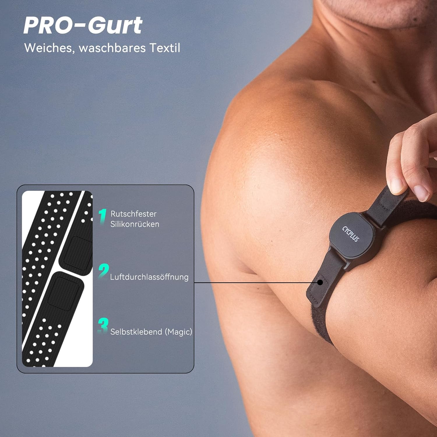 Detalle 2 de CYCPLUS Herzfrequenzmesser Armband