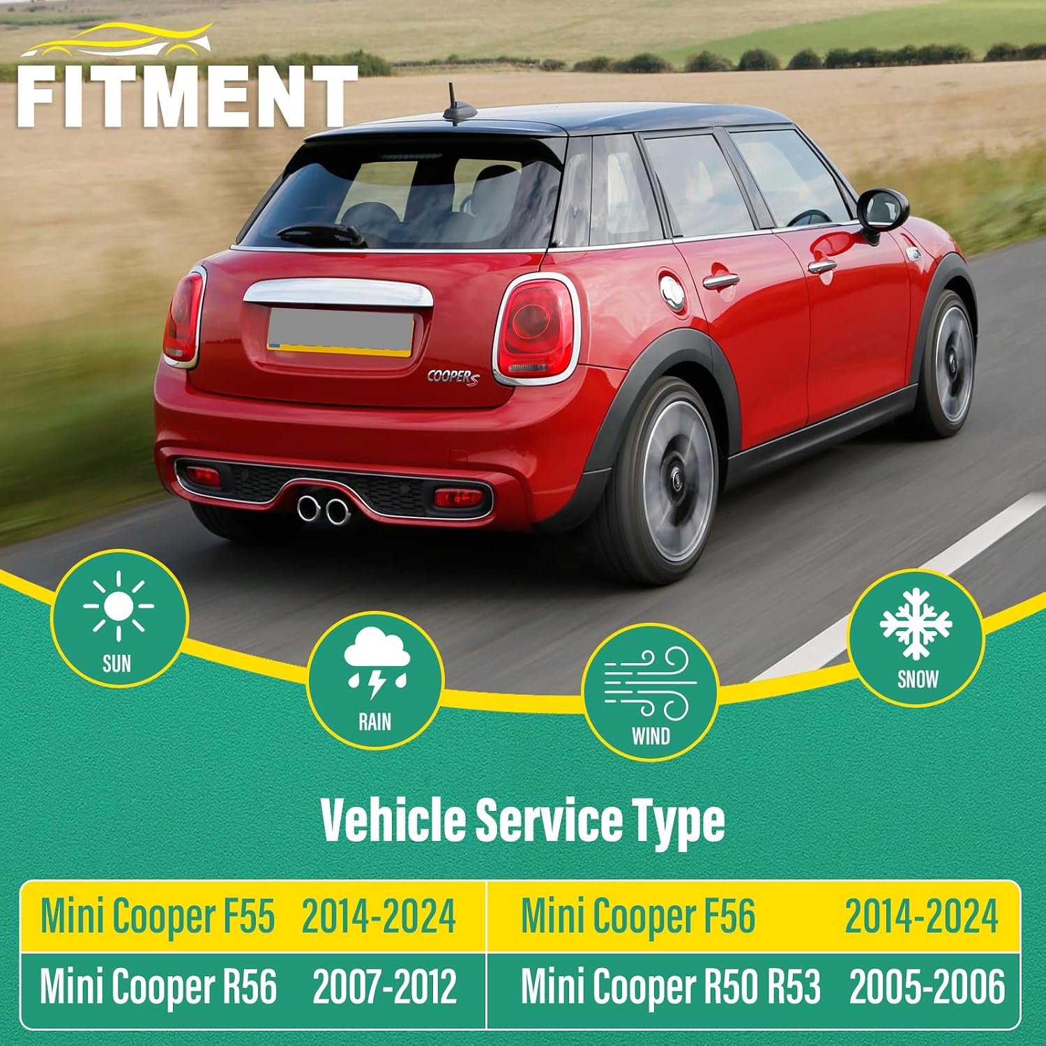 Detalle 2 de Mini Cooper wiper blades 19/18/10 inch set