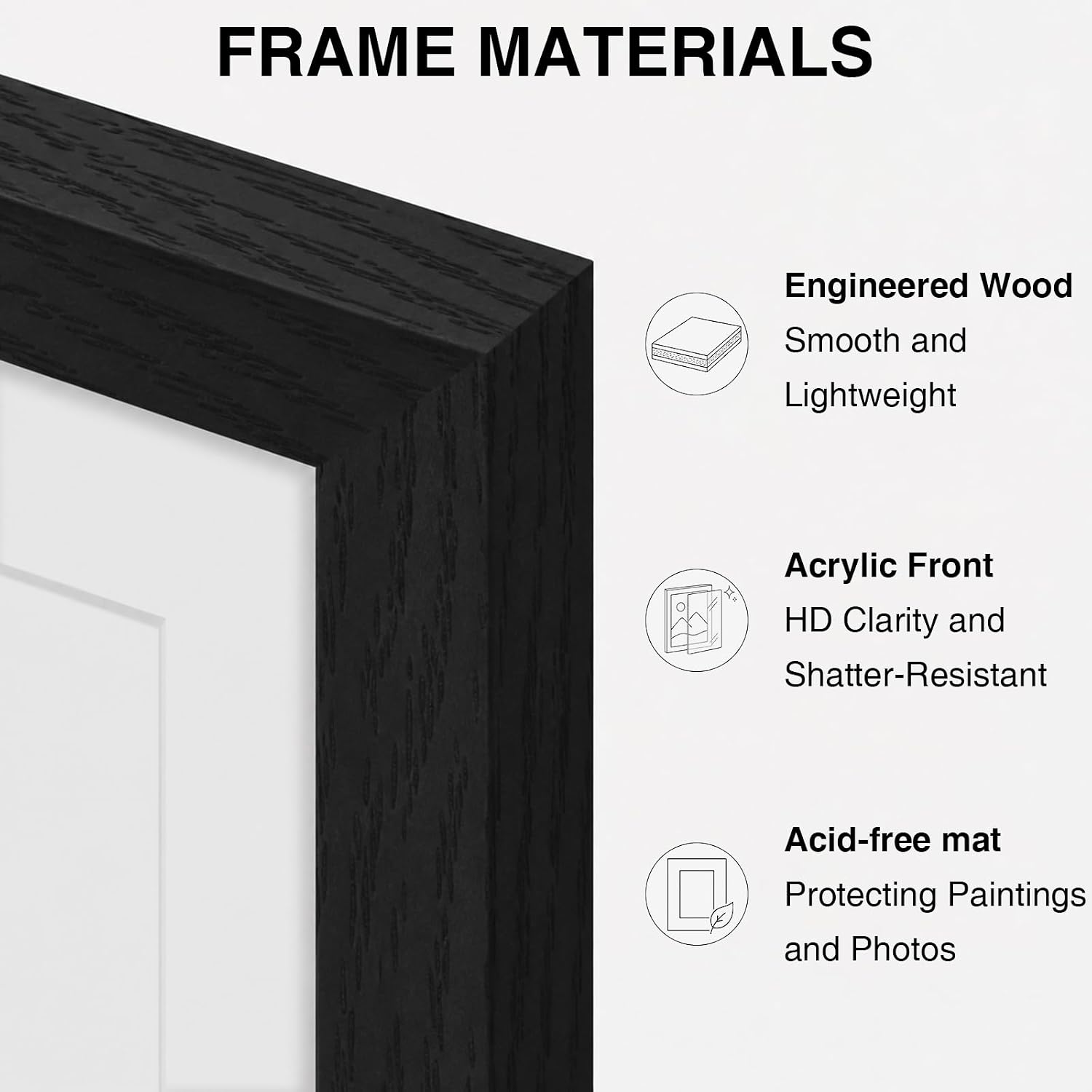 Thumbnail 5 de Vittanly 11x14 Photo Frame ⚙