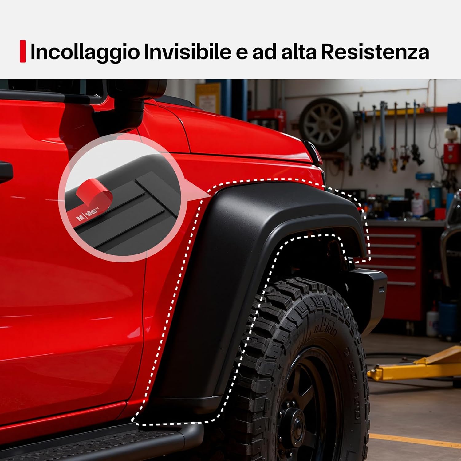 Thumbnail 2 de Nastro biadesivo extra forte FIXCHORD 3M: robusto, impermeabile e versatile per interno ed esterno
