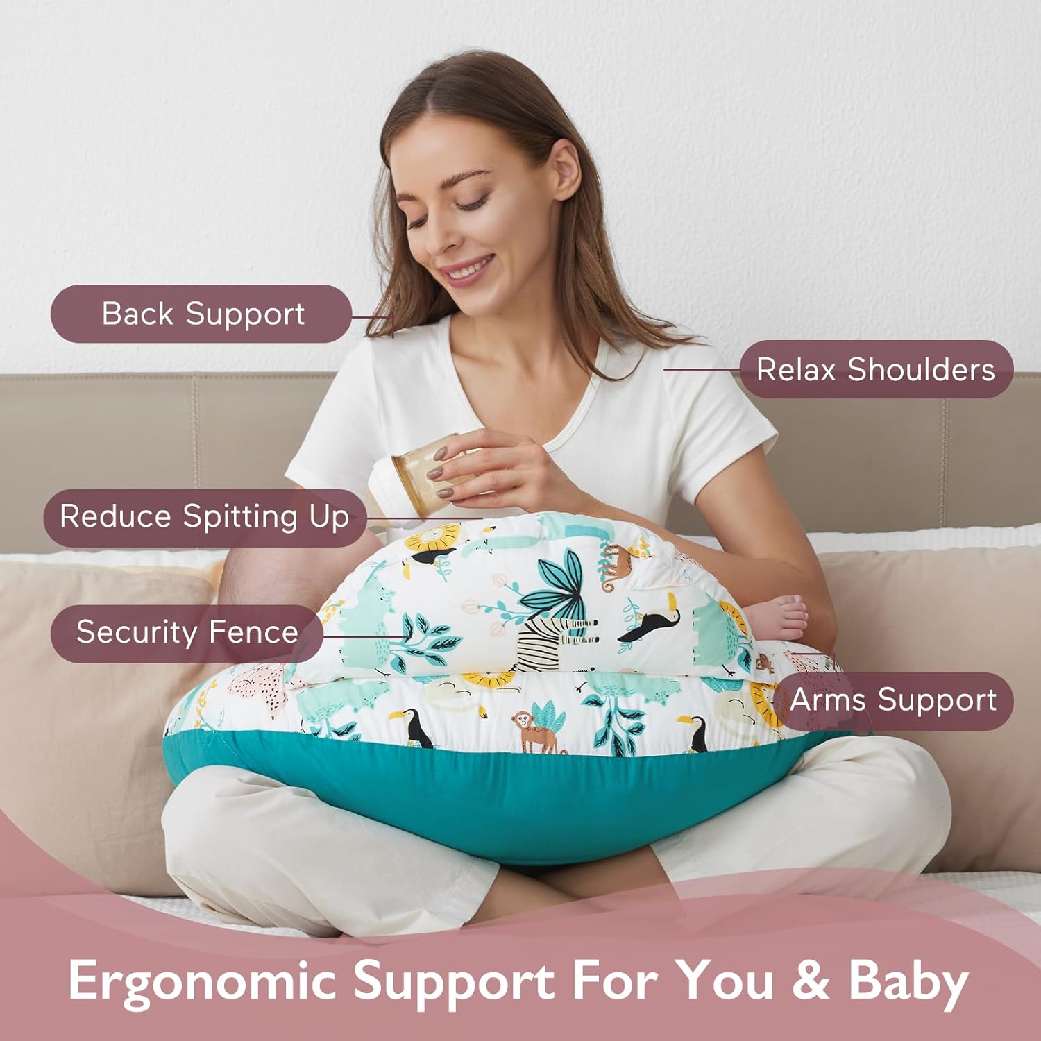Thumbnail 2 de momcozy Nursing Pillow for Petite Mums: Secure, Compact Support for Breastfeeding