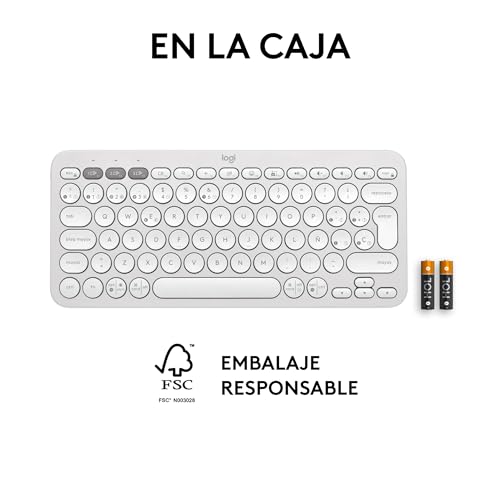 Thumbnail 10 de Logitech Pebble Keys 2 K380s: teclado Bluetooth 3 dispositivos, diseño compacto y sostenible