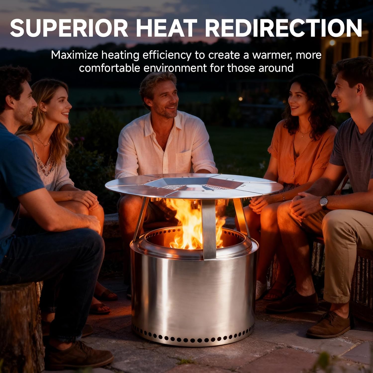 Detalle 2 de Solo Stove Bonfire Heat Deflector 19.5"
