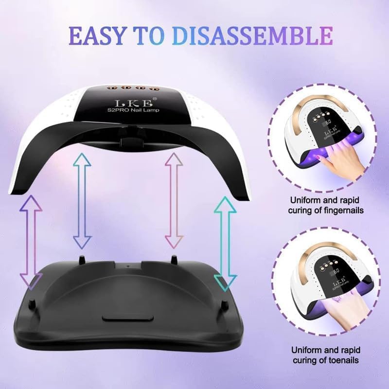 Detalle 1 de LKE 268W UV LED Nail Lamp