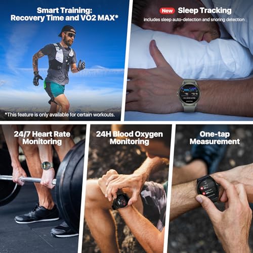Thumbnail 6 de TicWatch Pro 5 Enduro Smartwatch for Men – 1.43" Android Wear OS with 90 Hrs Battery and 110+ Workout Modes