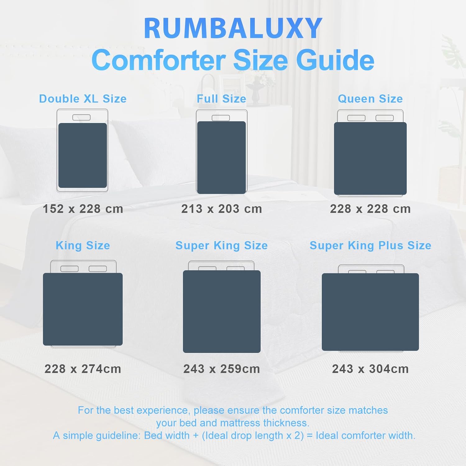 Thumbnail 6 de Cooling Blanket, Coverless Duvet for Hot Sleepers (King Size) – Ultra-Soft, Lightweight and Breathable