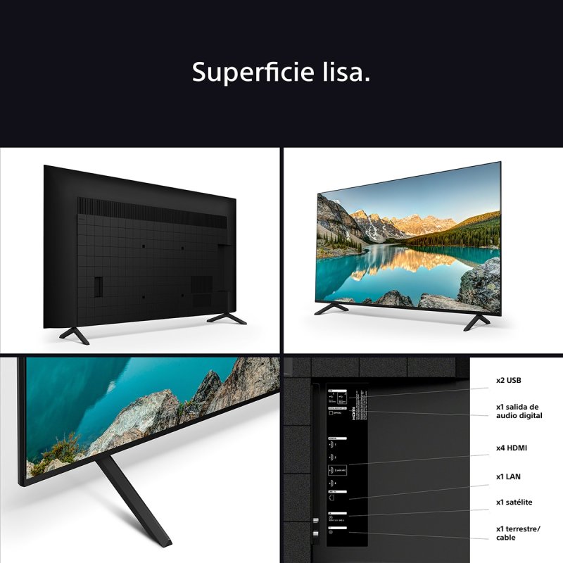 Detalle de Sony LED K-43S3 43" 4K Ultra HD Smart TV: visión nítida y HDR en Android TV